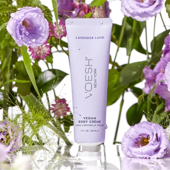 NWT VOESH Lavender Land 3 Oz. Vegan Body Creme Lotion - Picture 2 of 13